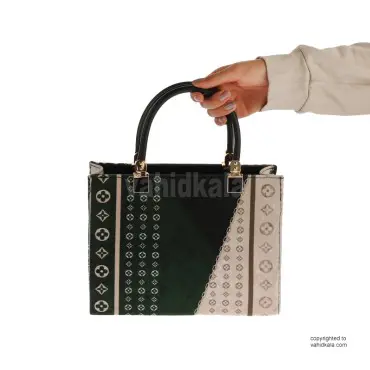 کیف دستی زنانه سبز رنگ مونوگرام طرح لوئیز ویتون
