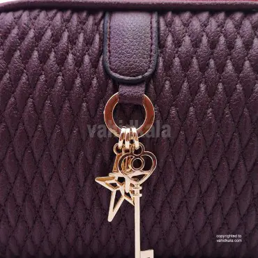 آویز کیف رودوشی دخترانه و زنانه گلدوزی مدل GA1001